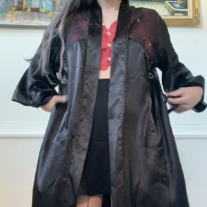SILK LACE ROBE